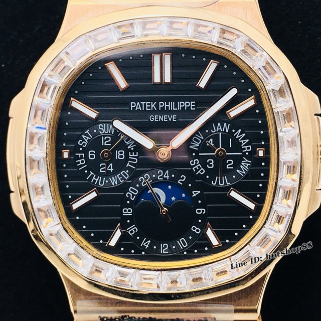 百达翡丽高端Patekphilippe超级复杂鹦鹉螺运动系列男士腕表 gjs2630